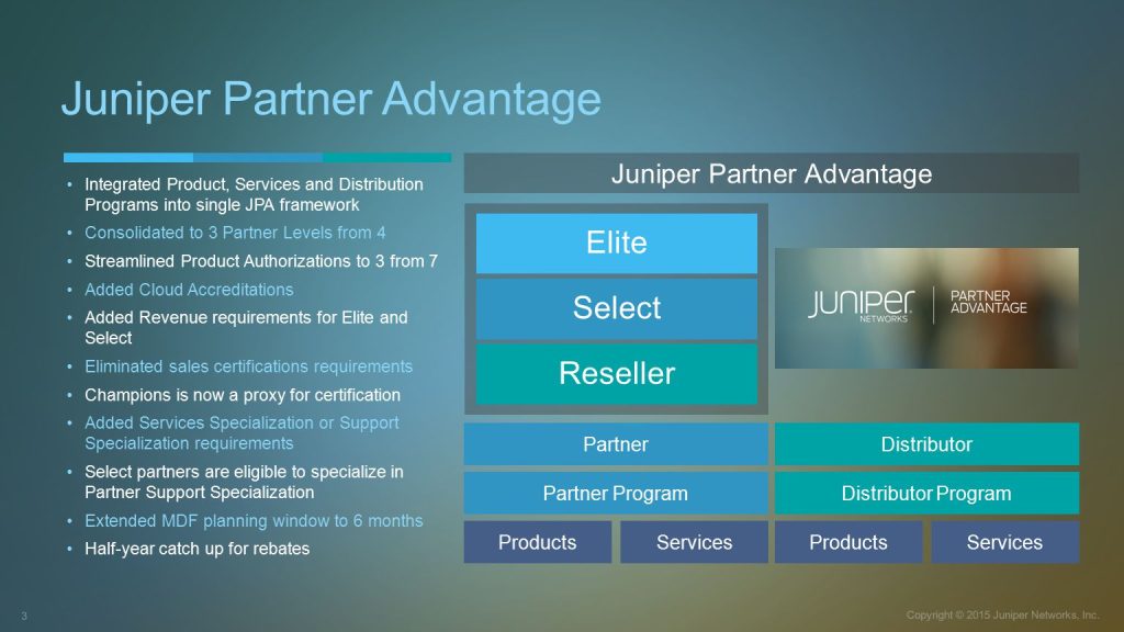 Juniper Partner Advantage (JPA) Program