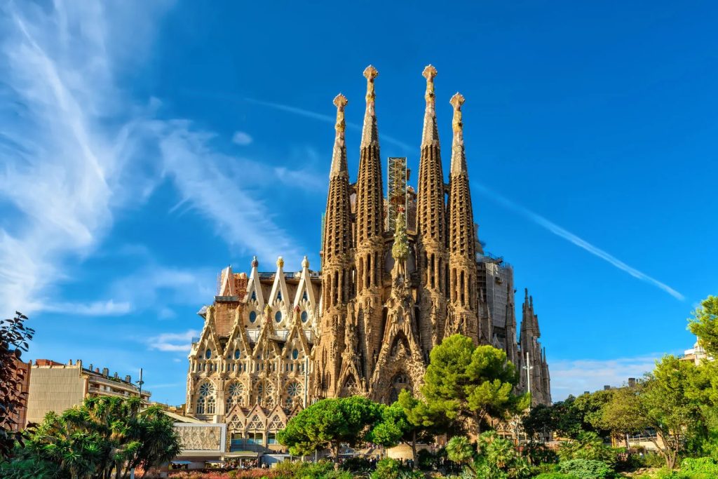 Basilica Sagrada Familia Church of Barcelona